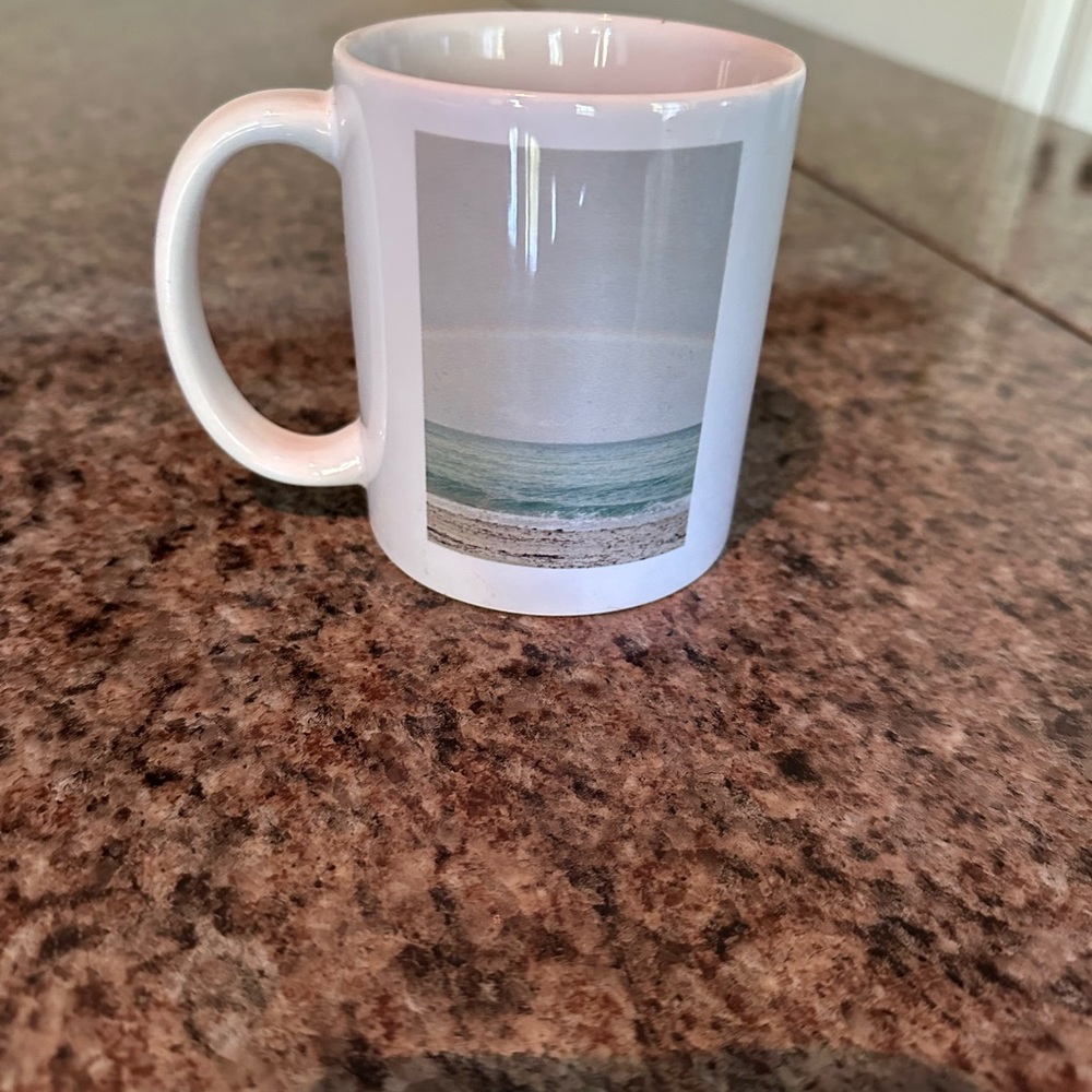 Blue and White Ceramic Mug for Dining